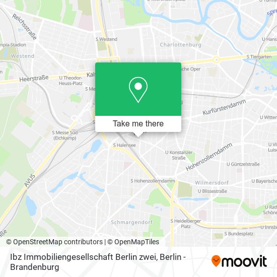 Ibz Immobiliengesellschaft Berlin zwei map