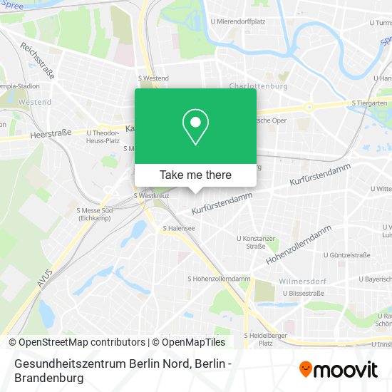 Gesundheitszentrum Berlin Nord map