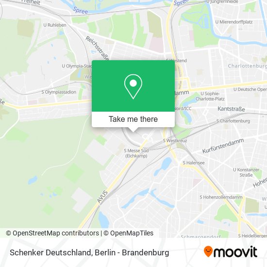 Schenker Deutschland map