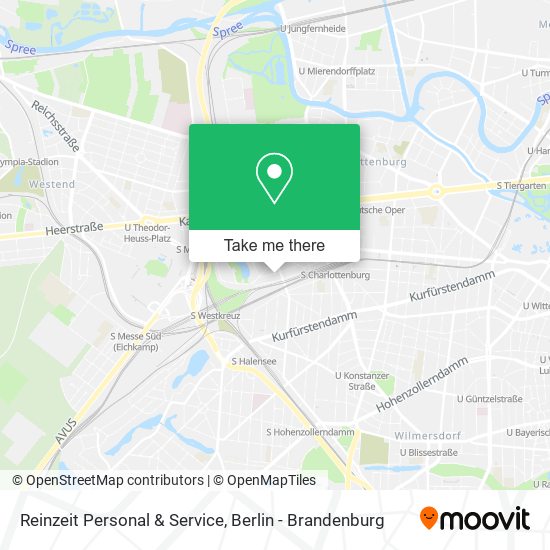 Reinzeit Personal & Service map