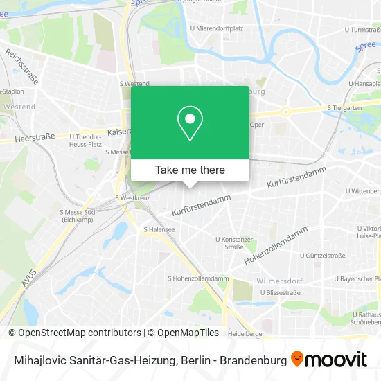 Карта Mihajlovic Sanitär-Gas-Heizung