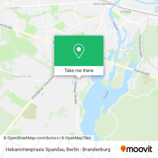 Карта Hebammenpraxis Spandau