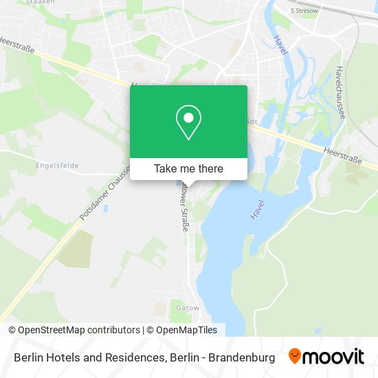 Berlin Hotels and Residences map