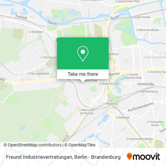 Freund Industrievertretungen map