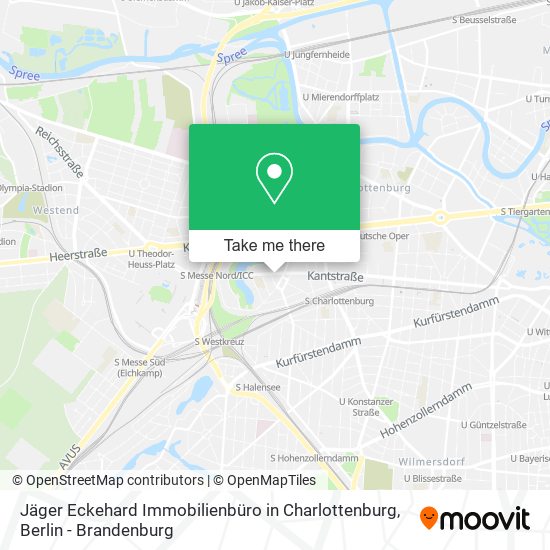 Карта Jäger Eckehard Immobilienbüro in Charlottenburg