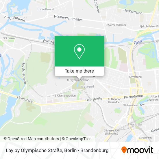 Карта Lay by Olympische Straße