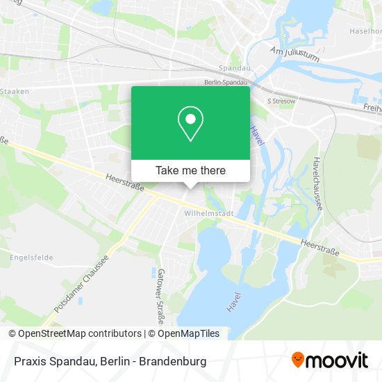 Praxis Spandau map