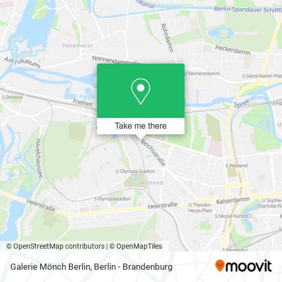 Карта Galerie Mönch Berlin