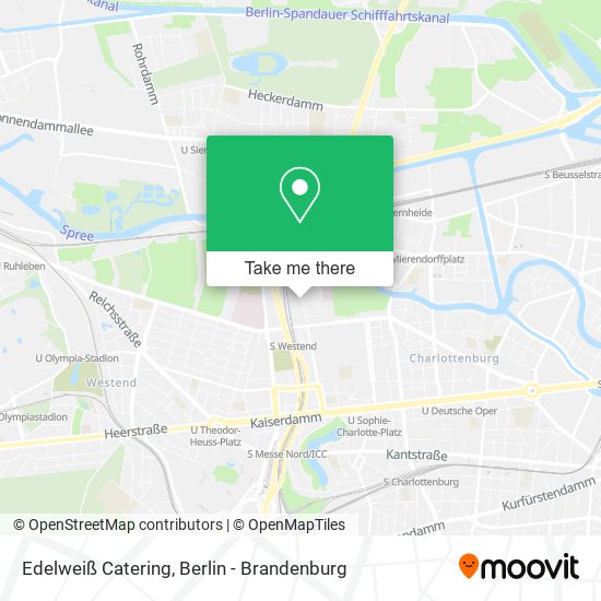 Edelweiß Catering map
