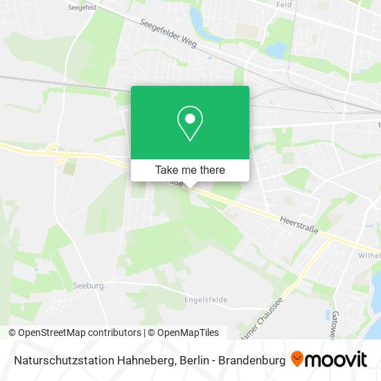 Naturschutzstation Hahneberg map