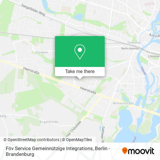 Карта Föv Service Gemeinnützige Integrations