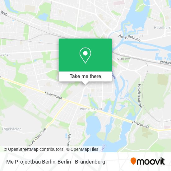 Карта Me Projectbau Berlin
