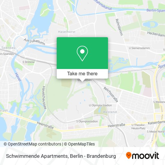 Карта Schwimmende Apartments