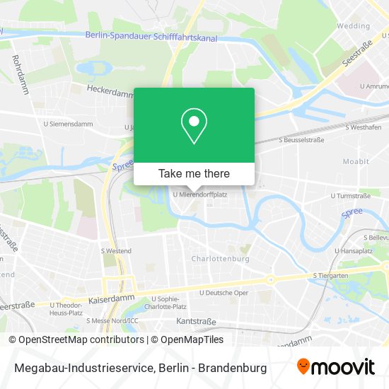 Megabau-Industrieservice map