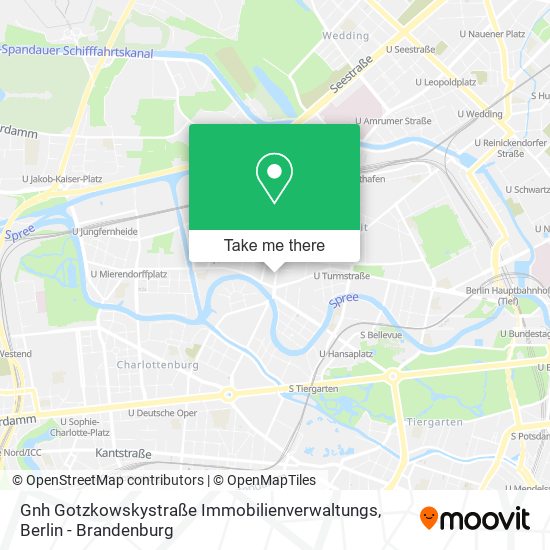 Карта Gnh Gotzkowskystraße Immobilienverwaltungs