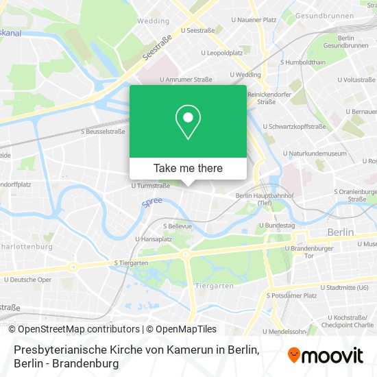 Presbyterianische Kirche von Kamerun in Berlin map
