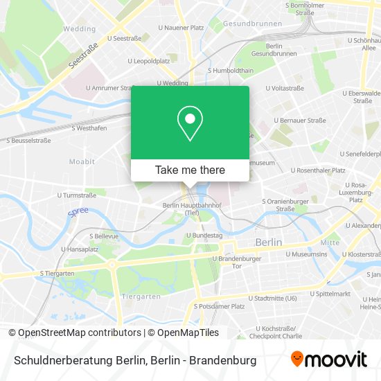 Schuldnerberatung Berlin map