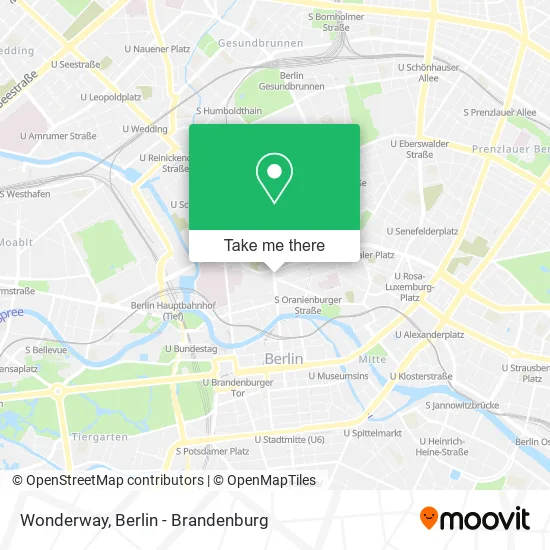 Wonderway map