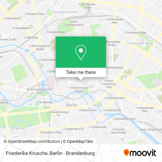 Friederike Krusche map