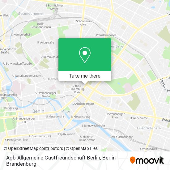 Карта Agb-Allgemeine Gastfreundschaft Berlin