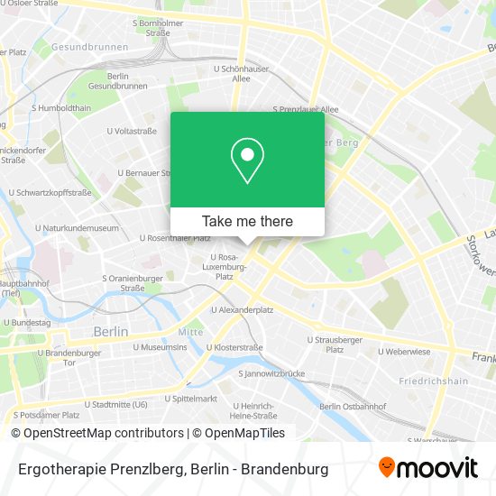 Ergotherapie Prenzlberg map