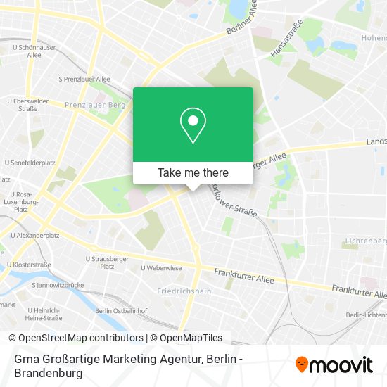 Карта Gma Großartige Marketing Agentur