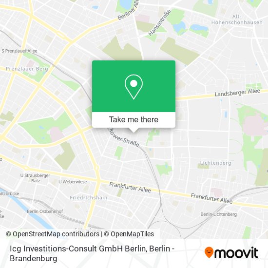 Icg Investitions-Consult GmbH Berlin map