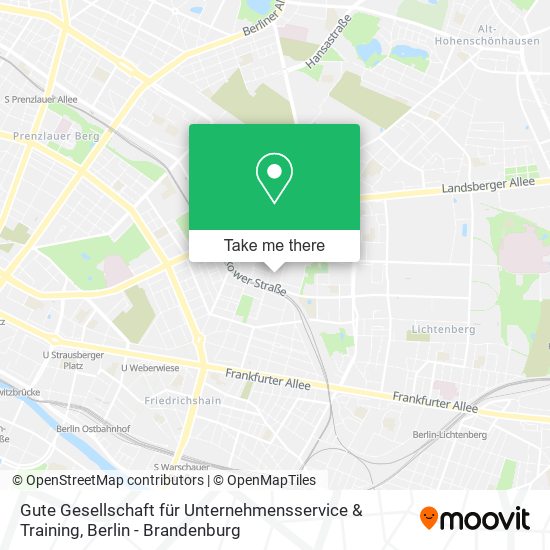 Gute Gesellschaft für Unternehmensservice & Training map