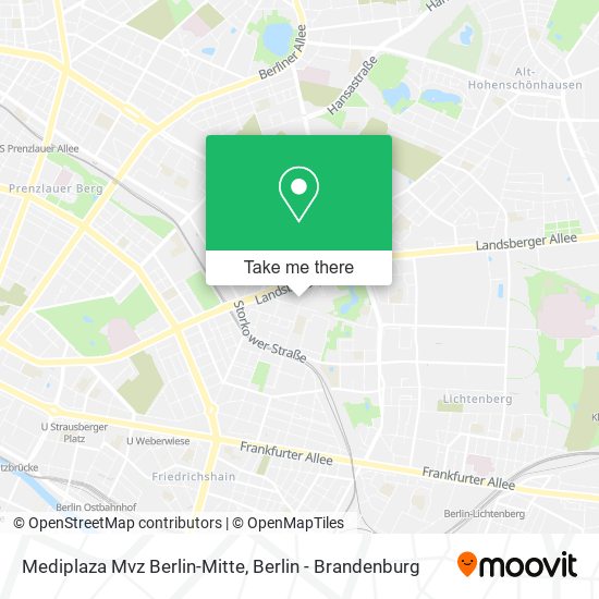 Mediplaza Mvz Berlin-Mitte map