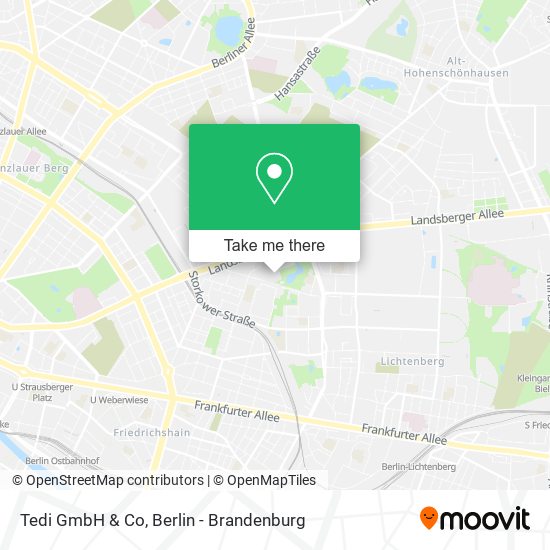 Карта Tedi GmbH & Co