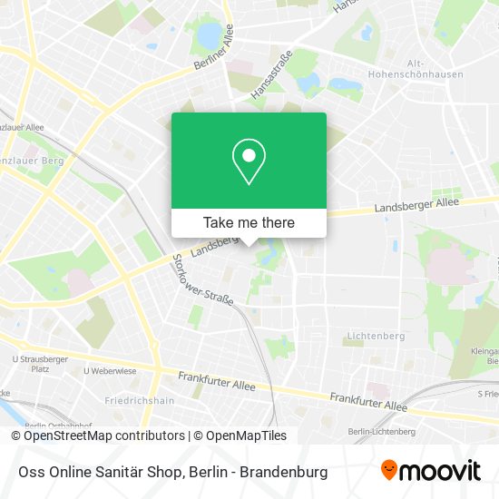 Oss Online Sanitär Shop map