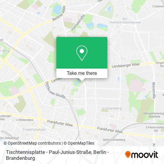 Tischtennisplatte - Paul-Junius-Straße map