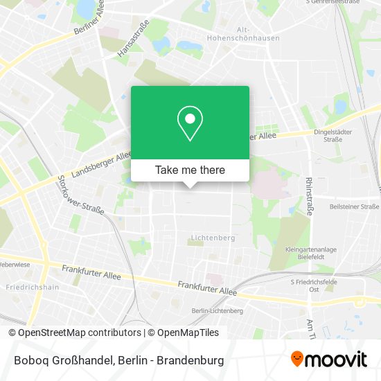 Boboq Großhandel map