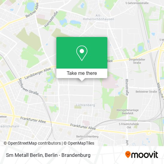 Карта Sm Metall Berlin