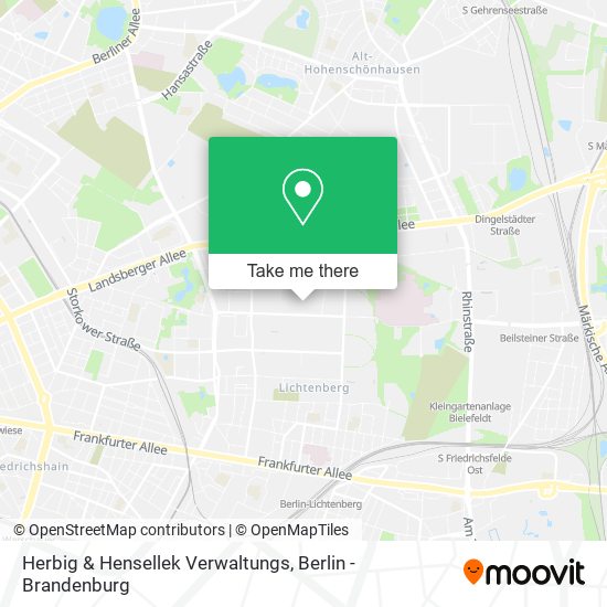 Herbig & Hensellek Verwaltungs map
