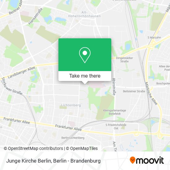 Карта Junge Kirche Berlin
