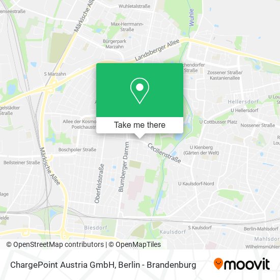 Карта ChargePoint Austria GmbH