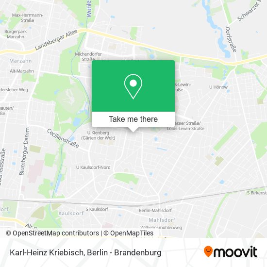 Карта Karl-Heinz Kriebisch