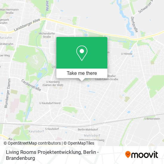 Карта Living Rooms Projektentwicklung