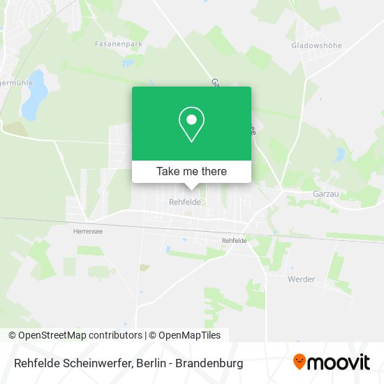 Карта Rehfelde Scheinwerfer