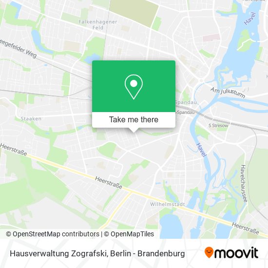 Hausverwaltung Zografski map