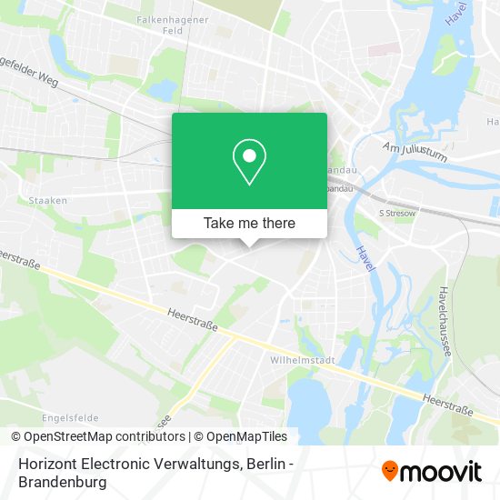 Horizont Electronic Verwaltungs map