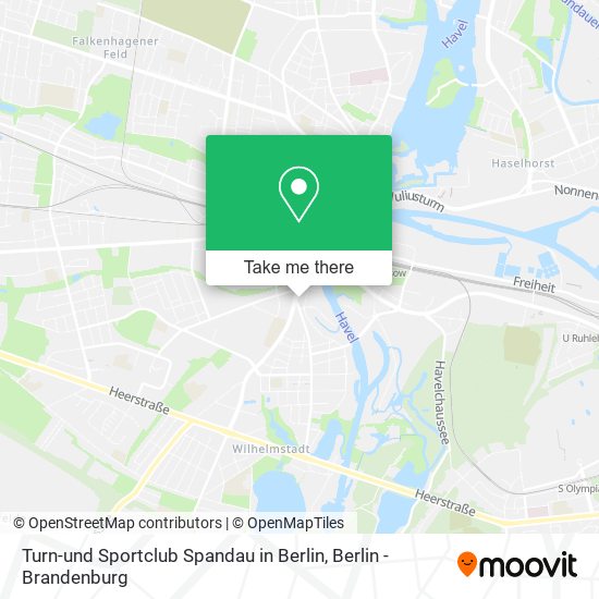 Карта Turn-und Sportclub Spandau in Berlin