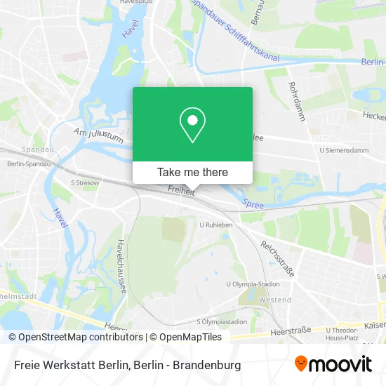 Карта Freie Werkstatt Berlin