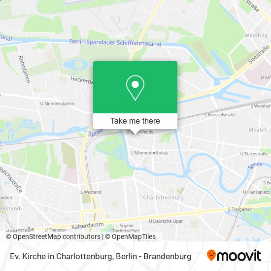 Ev. Kirche in Charlottenburg map