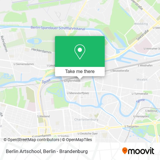 Berlin Artschool map