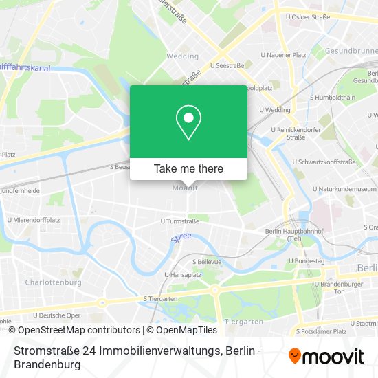 Stromstraße 24 Immobilienverwaltungs map