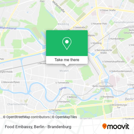 Food Embassy map