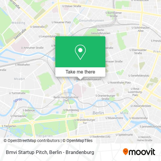 Bmvi Startup Pitch map