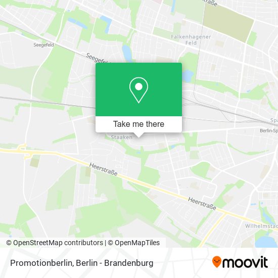 Promotionberlin map